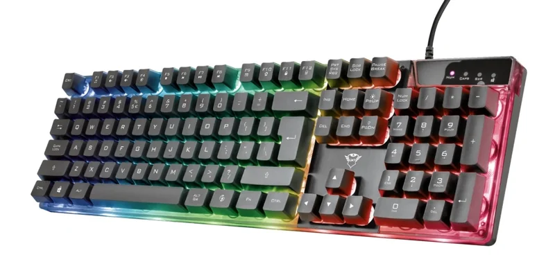 Гейминг комплект TRUST GXT 838 Azor клавиатура и мишка, черен