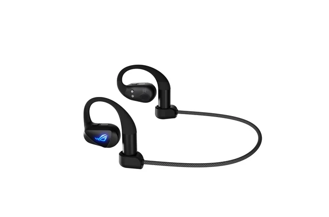 Геймърски слушалки ASUS ROG Cetra Open Wireless, In-ear, безжични, черни