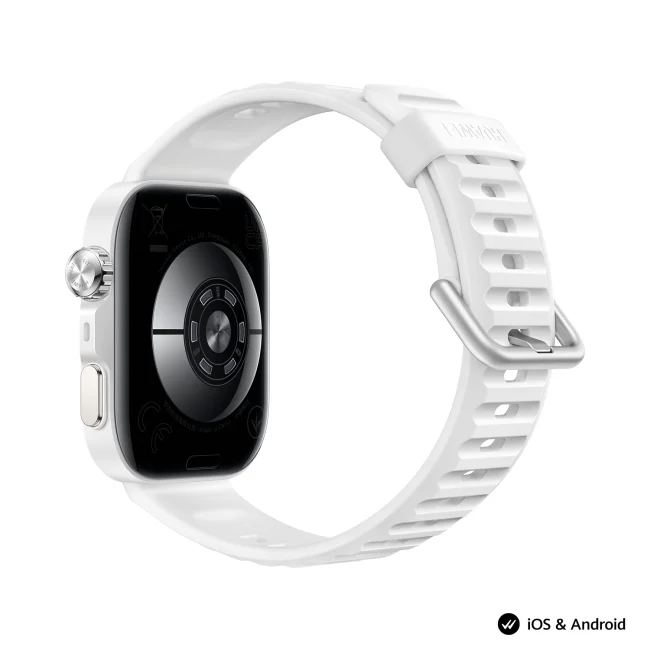 Смарт часовник Huawei Watch Fit 5 Pro Niki-B29FS, 1.92" AMOLED, GPS, бял/сребрист