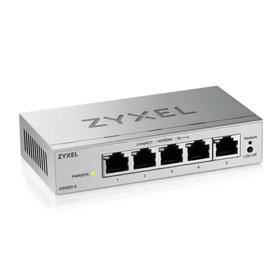 ZyXEL GS1200-5 v3, 5 Port Gigabit webmanaged Desktop Switch