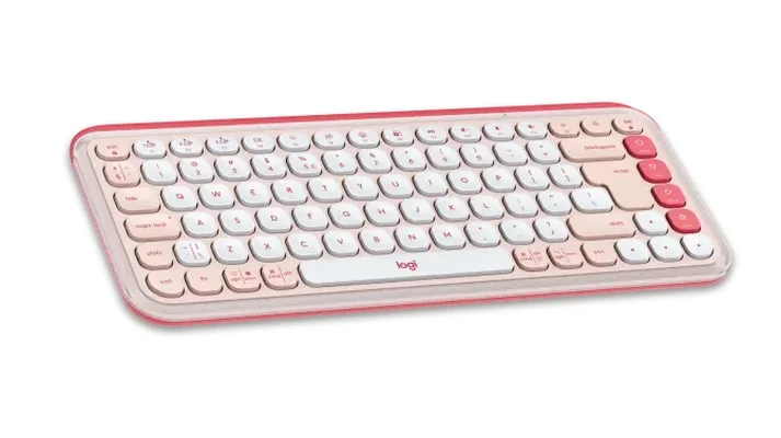 Клавиатура Logitech Pop Icon Keys Rose Bluetooth US INT'L