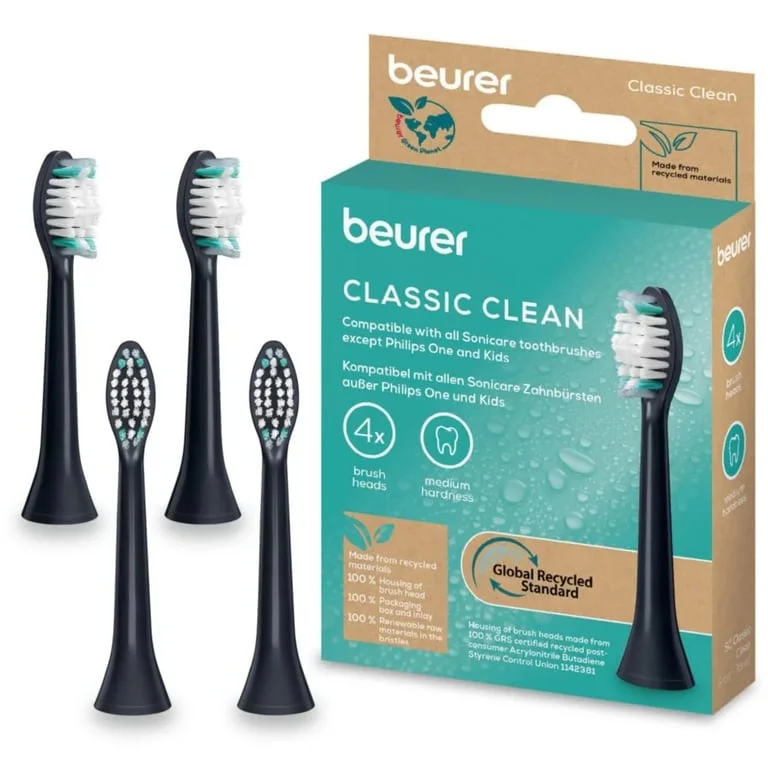 Резервни глави за електрическа четка за зъби Beurer SC 30/50 Classic Clean, 4 броя