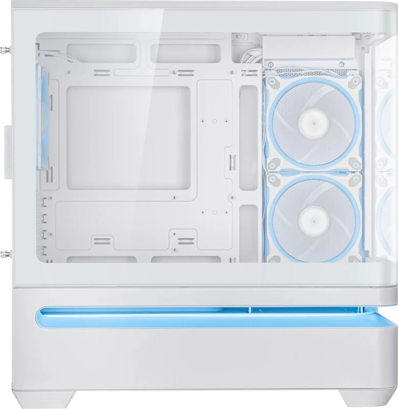 Кутия за компютър ASUS Prime AP202 TG, Micro Tower, Бял