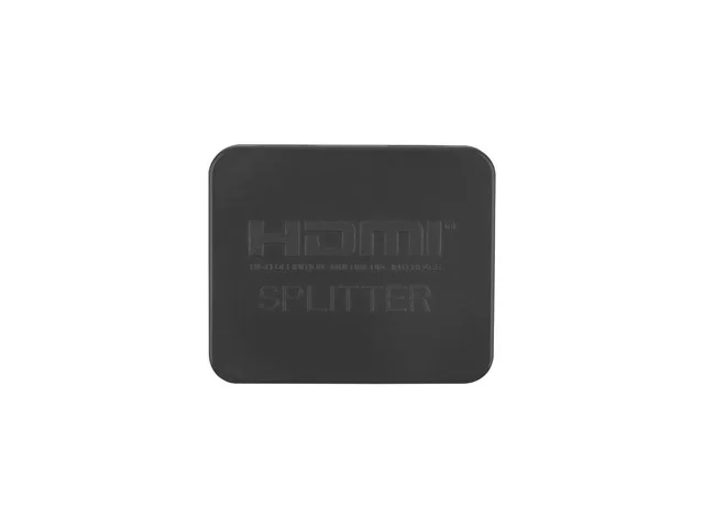 Lanberg Splitter Video HDMI->2x HDMI 4K + USB-C port, Black