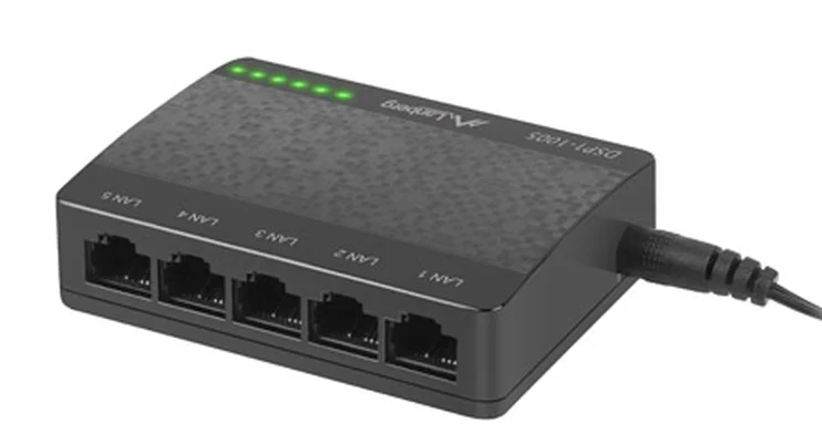 Суич Lanberg DSP1-1005 5 порта 1 Gbps