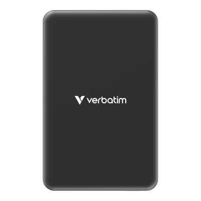 Външна батерия Verbatim Charge 'n' Go Essentials Magnetic Wireless 10000mAh Черен