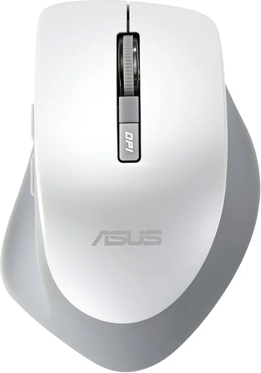 Безжична оптична мишка ASUS WT425, 1600 dpi, 6 бутона, бяла