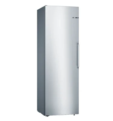 Bosch KSV36FIEP SER4, FS refrigerator, E, 186/60/65cm, 346l, 39dB, VitaFresh, EasyAccess shelves, SuperCooling, fan, display, handle, Stainless steel with fingerprint protection