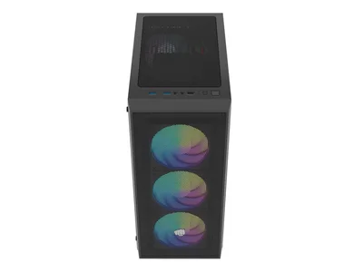 Fury PC Case Shobo SH8 ARGB Midi Tower, Window, Black