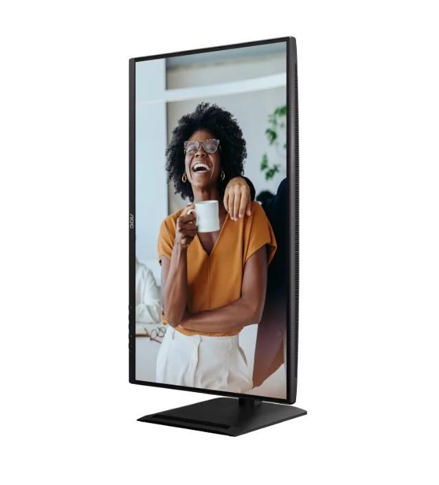AOC Q27P4CV, 27" IPS WLED, 2560x1440@120Hz, 4ms GtG, 350cd m/2, 1500:1, 50M:1 DCR, Adaptive Sync, FlickerFree, Anti-Blue Light, 2Wx2, Tilt, Height Adjust, Pivot, Swivel, HDMI, DP, USB hub, RJ45