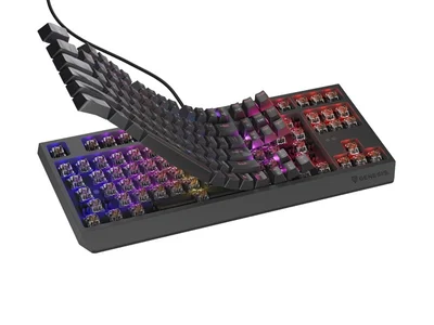 Геймърска клавиатура Genesis Thor 230 TKL RGB Outemu Brown Hot Swap, Черна