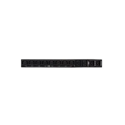 Tripp Lite by Eaton 3.8kW Single-Phase Switched Automatic Transfer Switch PDU, Two 200-240V C20 Inlets, 8 C13 & 2 C19 Outputs, 1U, TAA