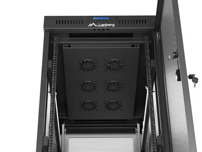 Lanberg rack cabinet 19" free-standing 32U/600X1000 (FLAT PACK) with mesh door LCD black