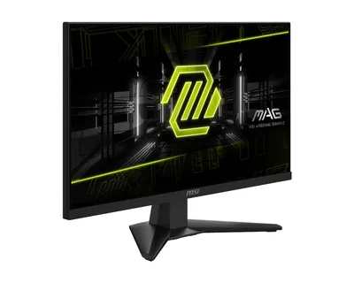MSI MAG 244F Gaming Monitor, 23.8", 0.5ms, 200Hz Rapid IPS, 1920x1080, AMD FreeSync Premium, AI Vision, Console Mode, HDR Ready, 300nits AG, 1.07B, 1000:1, 100M:1, DP(1.2a), HDMI(2.0b), Headphone out, Tilt, VESA 100, Black, 2.9kg