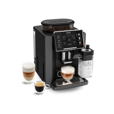 Кафемашина KRUPS EA912HF0 автоматична, 15 bar, 1450 W, 1.7 л, черна