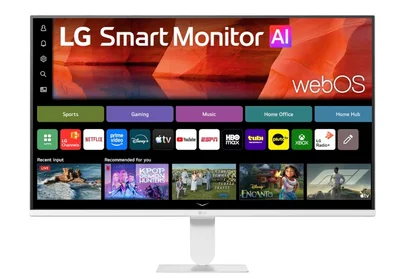 LG 27U511SB-W, 27" IPS Smart webOS23, 120Hz, 5ms, 1500:1, 250cd/m, FHD 1920x1080, ThinQ, sRGB 99%, HDR 10, HDMI, USB, Bluetooth, AirPlay 2, Speacers 5W x 2, Tilt, White