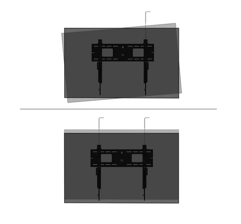 Neomounts Level-750 Heavy duty wall mount 42-86", max 125kg, fixed, lockable