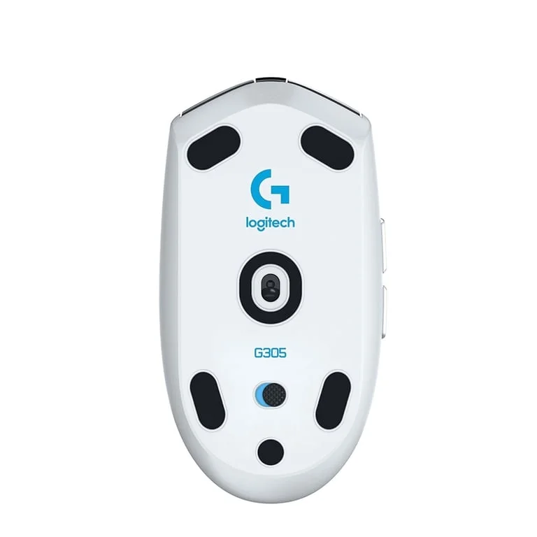 Геймърска мишка Logitech G305 Wireless HERO 12000 DPI, 6 програмируеми бутона, Lightspeed, бяла