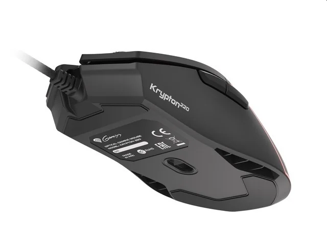 Гейминг мишка Genesis Krypton 220 RGB 6400 DPI, 6 бутона, оптичен сензор, черна