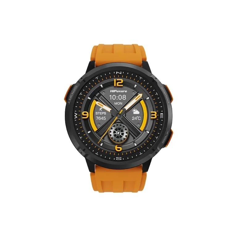 Смарт часовник HiFuture MIX3 1.43" AMOLED 466x466 Orange