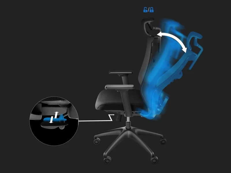 Genesis Ergonomic Chair Astat 200 Black