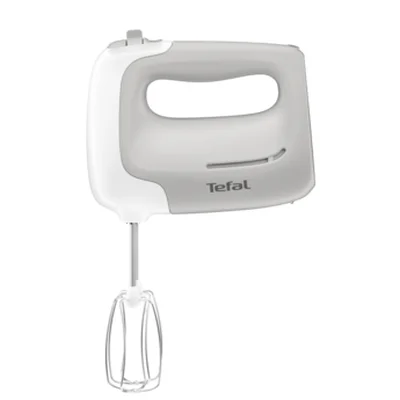 Tefal HT450B38, PrepMix 450W, 2 stainless steel whisks, 2 stainless steel dough hooks, 5 speeds + turbo
