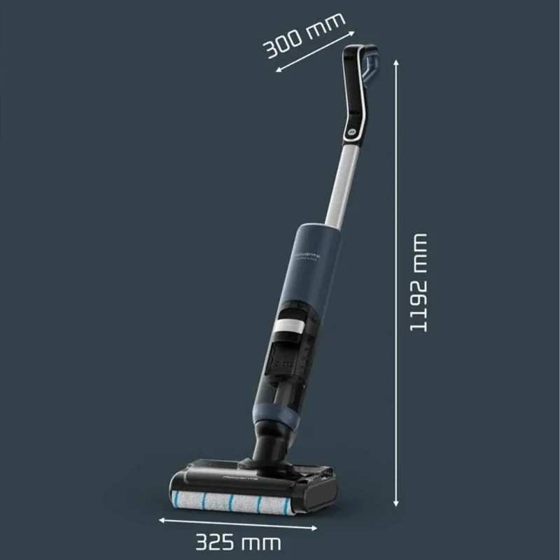 Прахосмукачка Rowenta GZ5436E0 X-Clean 5 Pro, 21.6V, 200W, сухо и мокро почистване, черен