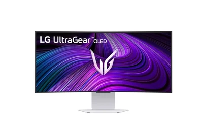 Монитор LG UltraGear 34GX90SA-W 34" OLED 21:9 извит WQHD (3440x1440) 240Hz HDR10 FreeSync G-Sync Smart webOS Бял