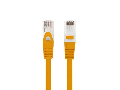 Lanberg patch cord CAT.6A U/UTP LSZH CU 0.25m Fluke Passed, Orange