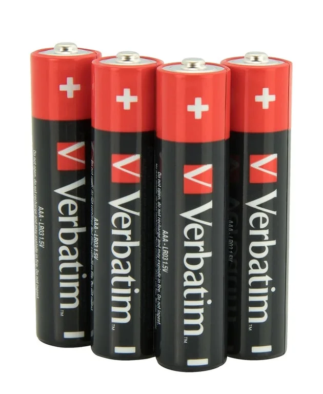 Алкална батерия Verbatim AAA 1.5V комплект 4 броя