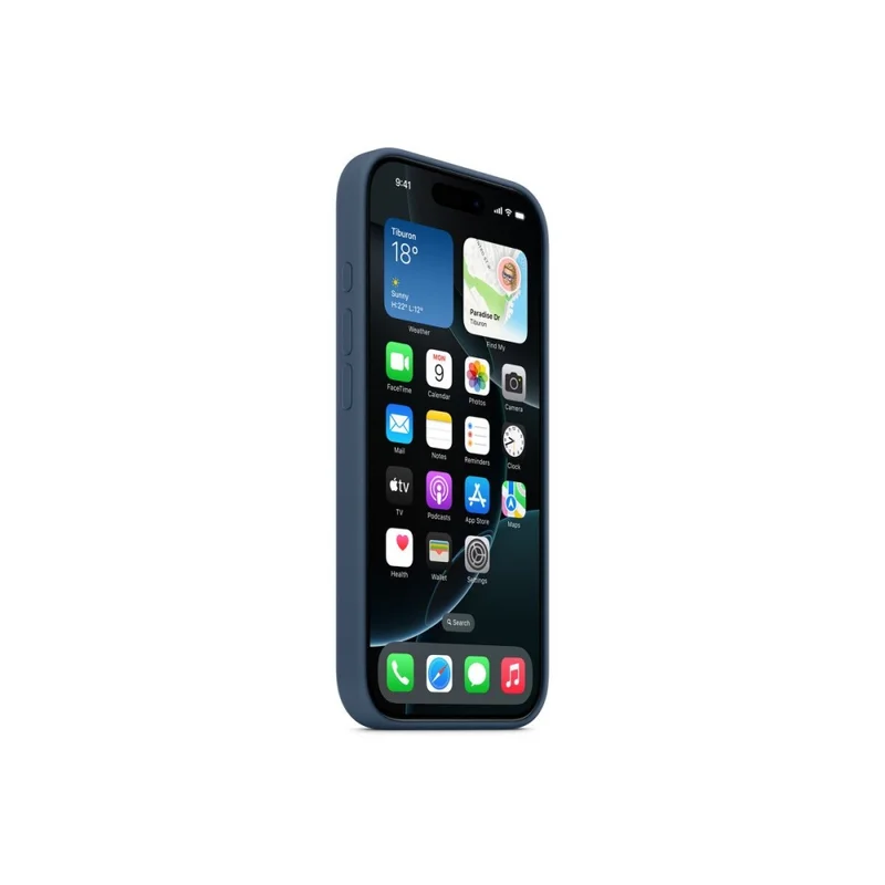 Apple iPhone 16 Pro Silicone Case with MagSafe - Denim