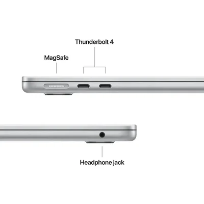 Apple MacBook Air 13.6: Apple M5 chip with 10-core CPU and 10-core GPU, 24GB, 1TB SSD - Silver