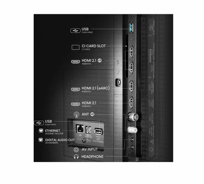 Телевизор Hisense – U7Q, 100", 4K UHD, ULED, 165Hz, Quantum Dot, Dolby Vision IQ, Vidaa