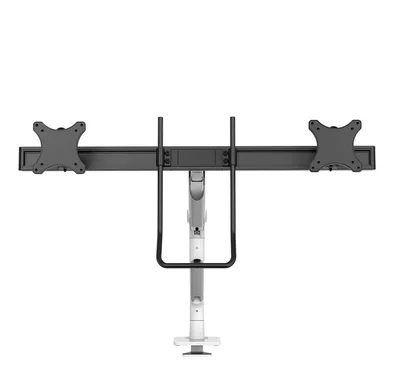 Neomounts Next One Desk Mount, double display crossbar (topfix clamp/grommet)