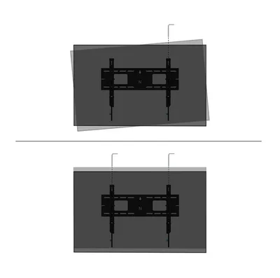 Neomounts Level-750 Heavy duty wall mount 42-86", max 125kg, tilt, lockable