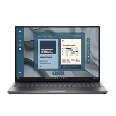 Dell Pro 16 PC16255, AMD Ryzen 5 220 (22 MB, 6 cores, up to 4.9 GHz), 16.0" FHD+(1920x1200) IPS, AG, 300nits AG, 16GB: 1x16GB, DDR5, 5600 MT/s, 512 GB SSD, AMD Radeon 740M, FHD HDR + IR Cam and Mic, Wi-Fi 6E, FPR, Backlit Kb, Win 11 Pro, 3Y PS,Magnetite