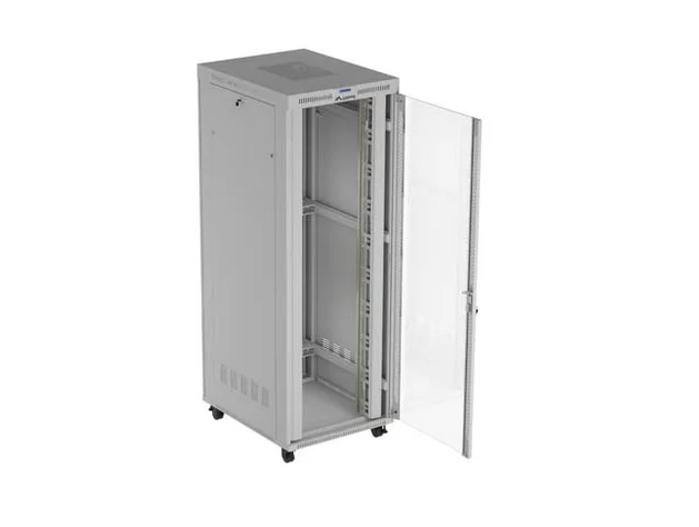 Lanberg Rack Cabinet 19" Free-Standing 47U/800X1000 (FlAT Pack) With Glass Door LCD Grey V2