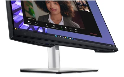 Dell P2424HEB, 23.8" Video Conferencing, FullHD (1920x1080) AG, IPS, 16:9, 5ms, 1000:1, 250 cd/m2,  99% sRGB, HDMI, DP, USB-C, USB 3.2 hub, RJ45, 1x 4MP RGB + IR 2K camera, 2x digital mic, 2x 5W speaker, Height Adj, Pivot, Swivel, Tilt, Black