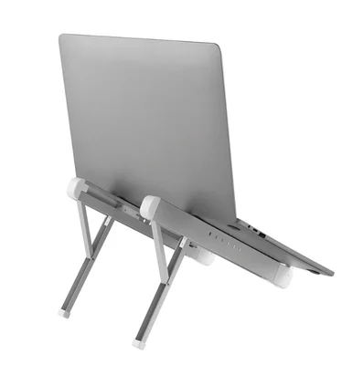 Стойка за лаптоп Neomounts Foldable Notebook Desk Stand, 11"-17", Silver