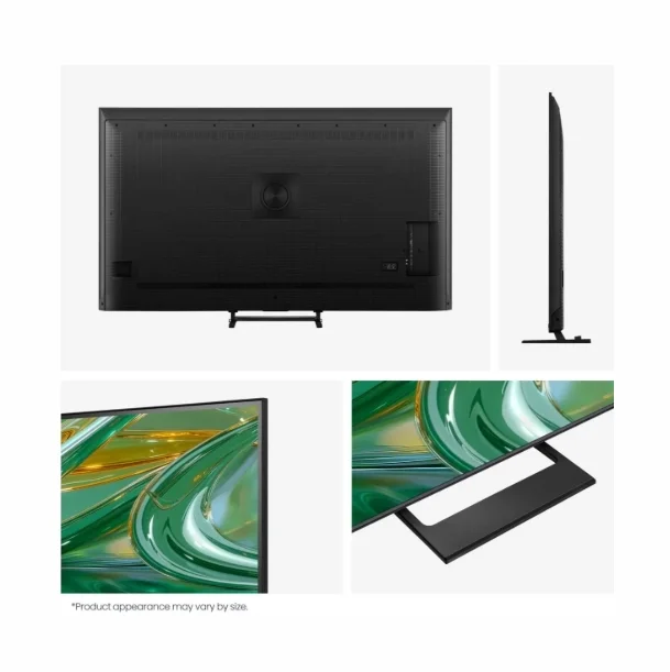 Hisense 75" E8S, 4K Ultra HD 3840x2160, ULED, Quantum Dot,144 Hz, HDR 10+, HLG, Dolby Vision, DTS Virtual X, Smart TV, Light Sensor, WiFi Direct, BT, Anyview Cast, 3xHDMI, 2xUSB, LAN, CI+, DVB-T2/C/S2,Singale stand, Black