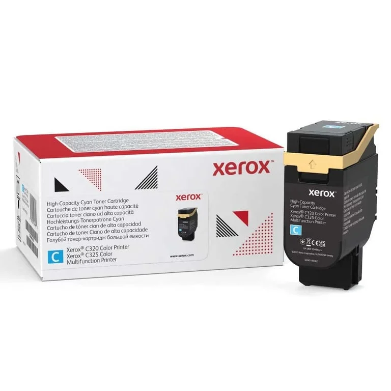 Тонер касета Xerox 006R04832 Cyan висок капацитет за C320/C325