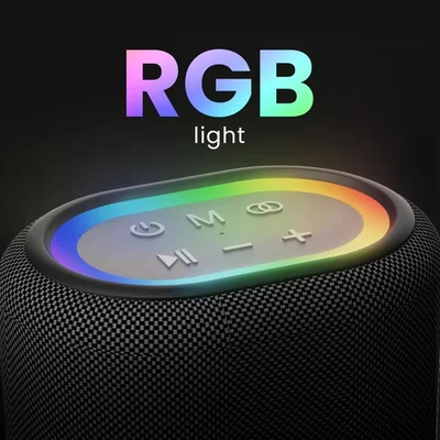Тонколона HiFuture Vocalist100 Silver Bluetooth 5.3, 20W, караоке, 2 безжични микрофона, 4000mAh батерия, RGB осветление