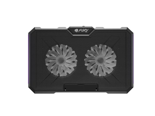 Охладителна стойка за лаптоп Fury Gunbai G3 14.1"-17.3", 2 вентилатора, RGB LED, 2 USB