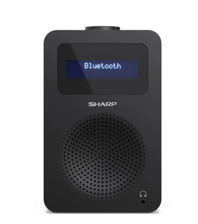 Радио Sharp DR-430(BK) Bluetooth 5.0 5W DAB+/FM LCD дисплей Черен