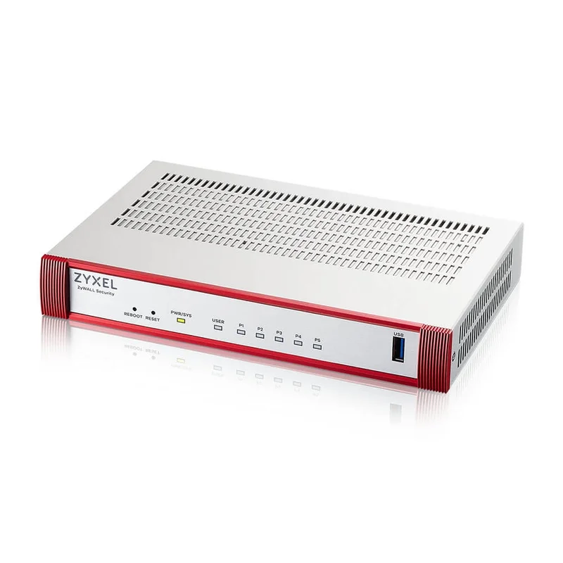 ZyXEL  USG FLEX 50 H, 5 Gigabit user-definable ports, 1*USB with 1 YR Entry Defense Pack