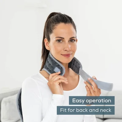 Beurer HK 64 Back & neck heat pad; Soft, cosy material; Automatic switch-off; BSS; Machine-washable at 30°C; Fast heating; 3 Illuminated temperature settings