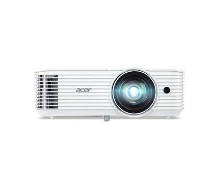 Acer Projector S1287, DLP, Short Throw 0.6, XGA (1024x768), 4000 ANSI Lumens, 20 000:1, 1x, 3D Ready, HDMI 2x1.4, DC Out (5V/1A, USB-A), RS232, Speaker 16W, Bluelight Shield, 3.1 kg, 3Y, White