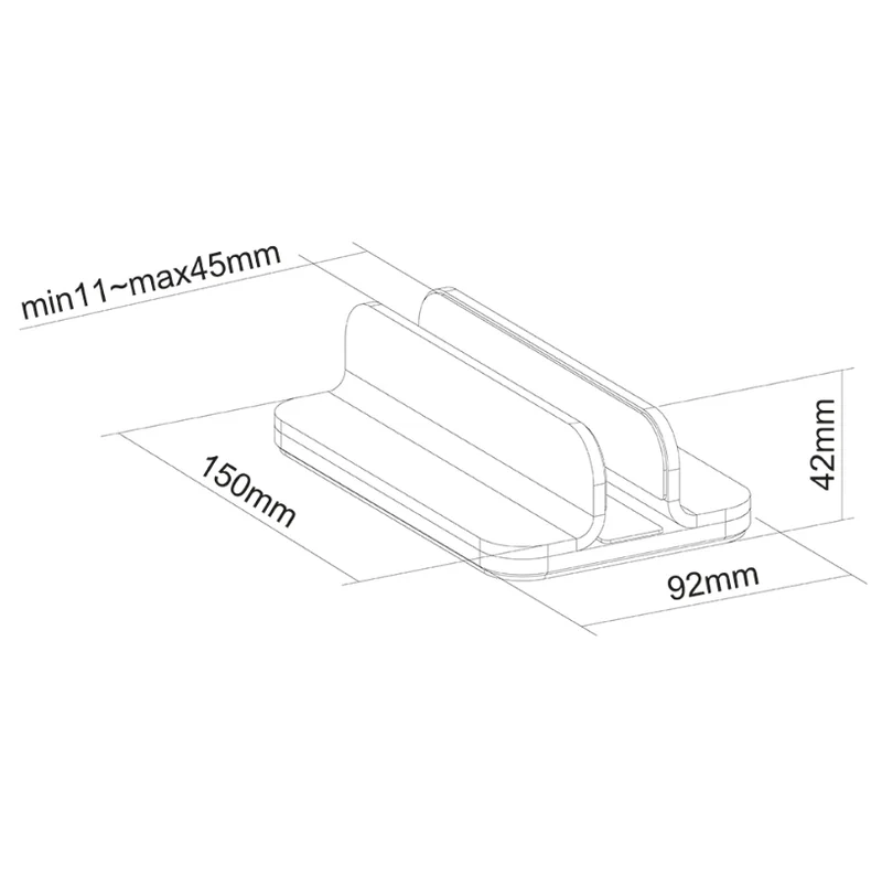 Neomounts Notebook Desk Stand (vertical)