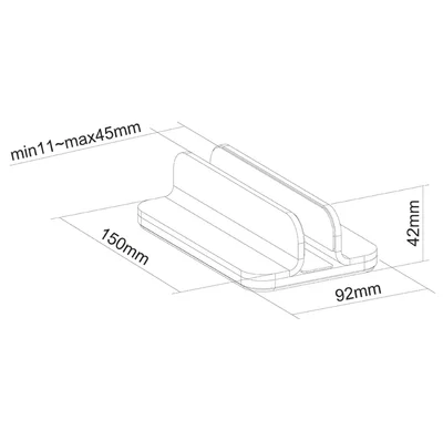 Neomounts Notebook Desk Stand (vertical)
