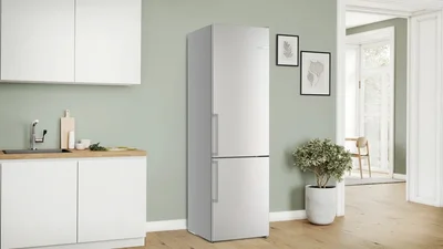 Bosch KGN39AIAU SER6, FS fridge-freezer, Total No Frost, A,  203/60/66.5cm, 363l(260+103), Super silent: 29dB, VitaFresh XXL, Stainless steel with fingerprint protection
